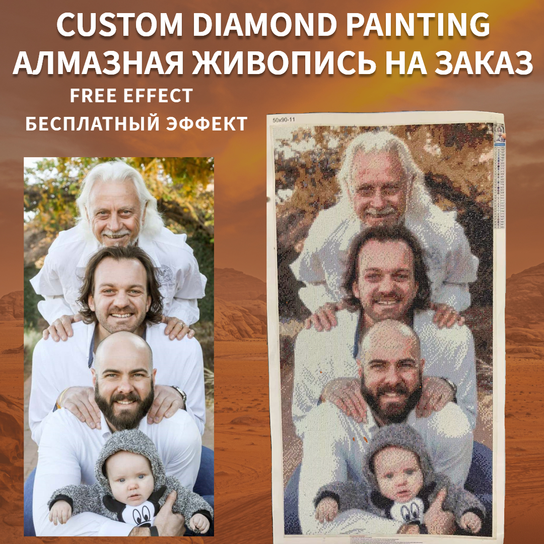 Po Custom Diamond Painting  5D DIY Embroidery Mosaic Rhinestone Own Picture Cross Stitch Birthday Aniiversary Festival Gift