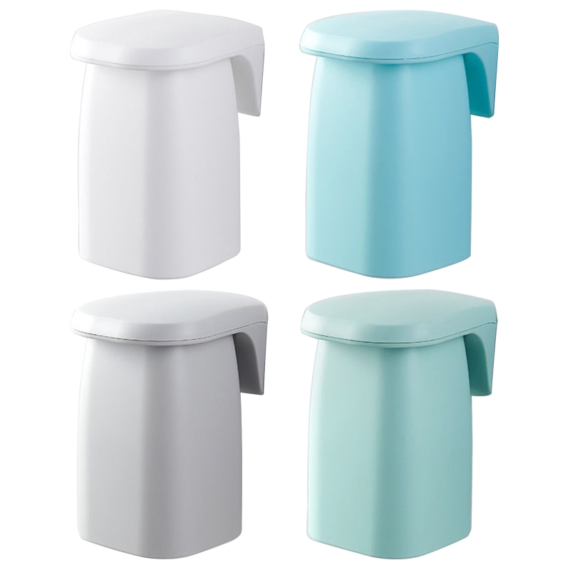 Magnetic Suction Mouthwash Cup Wall Mounted Magnet Toothbrush Holder for Home Bathroom Shower Drain Shelf Holder