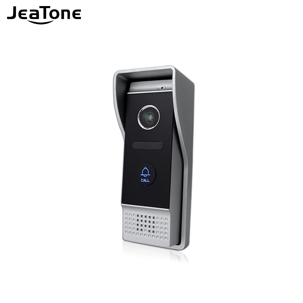 JeaTone 4-Wired Video Door Phone call panel 1200TVL Outdoor Doorbell IP65 Waterproof 3.7MM lens Call Panel Video IR Night Vision