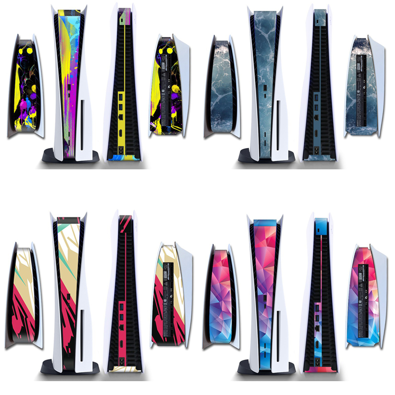 Middle Stickers Skin For PS5 Disc/Digital Edition Console Protective Shell Replacement Decoration Strip For PS5 Accessories