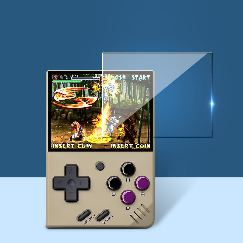 Hard Tempered Glass Protective Film Screen Protector Cover for MIYOO MINI V2 Retro Handheld Game Console Protection Accessories