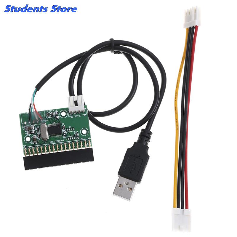 1.44MB 3.5" floppy drive connector 34 PIN 34P to USB cable adapter PCB board