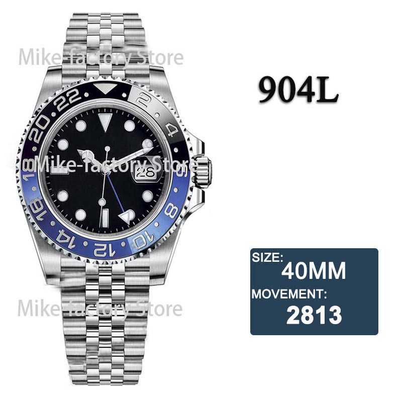 Men s Watches AAA Automatic Mechanical Watch 904L Stainless Steel Luminous Waterproof gmt watches