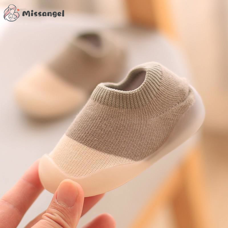 Baby Socks Shoes Infant Color Matching Cute Kids  Shoes Doll Soft Soled Child Floor Sneaker BeBe Toddler Girls First Walkers