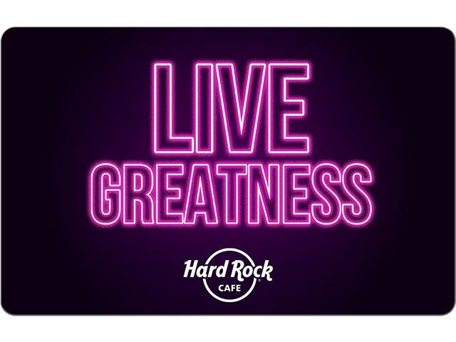 Hard Rock Cafe $50 Gift Card (Email Delivery)