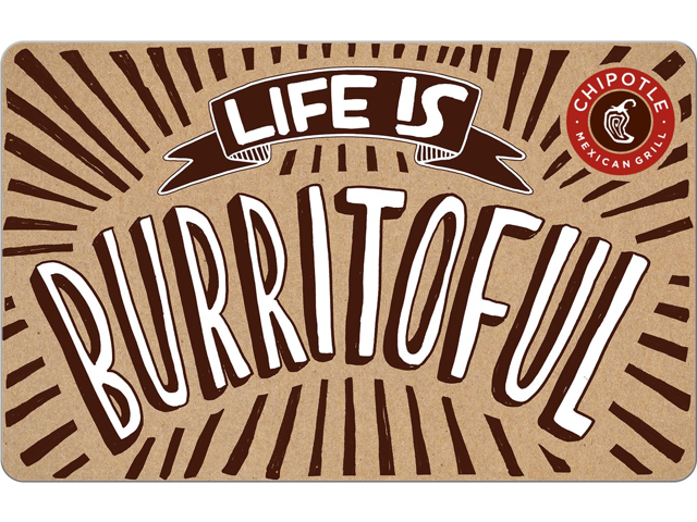 Chipotle $5 Gift Card (Email Delivery)