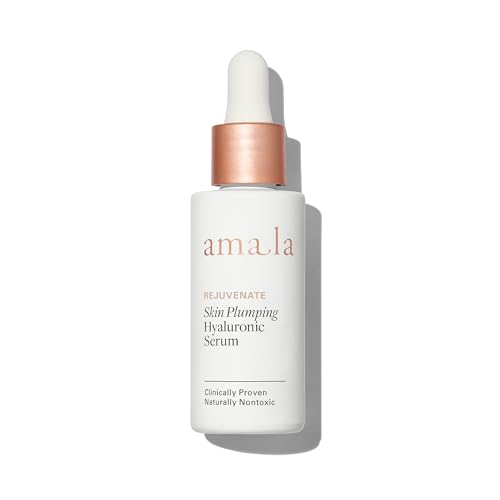Amala Skin Plumping Hyaluronic Face Serum - Anti-Aging 100% Natural Daily Face Serum - Supercharge youthfulness with Hyaluronic Acid, Red Algae Extract, Resurrection Plant (30ml)
