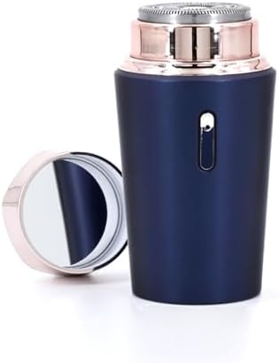 Electric Razor for Men, Mens Electric Razors for Shaving Face, Mini Electric Shaver, Painless Hair Removal Device for Legs,Face,Lips Hairs,Cordless Wet Dry Facial Hair Removal for Women & Men(Blue)