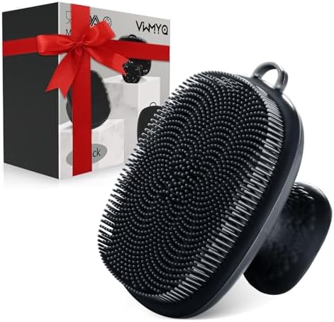 VWMYQ Face Scrubber, Silicone Face Scrubber for Men, Facial Cleansing Brush Silicone Face Wash Brush Manual Waterproof Cleansing Skin Care Face Brushes for Cleansing and Exfoliating
