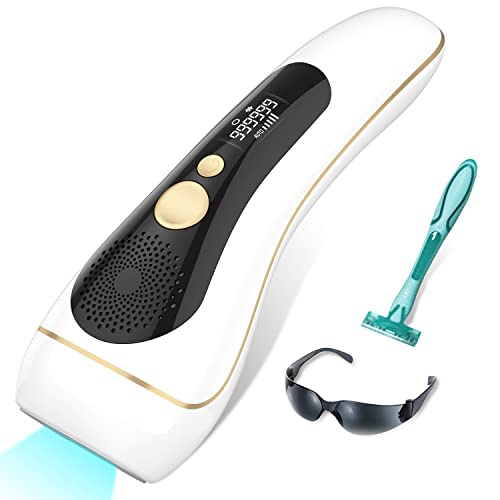 Laser Hair Removal for Women Permanent, IPL Hair Removal with 400-1200nm Wavelength 21J, IPL Hair Removal Device, Laser Hair Removal Device on Whole Body, Best Gift for Women & Men