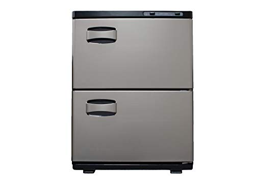 Towel Warmer, Stainless Finish Towel Heater Warmer Cabinet 2 in 1 Electric Equipment 40L Massage Facial Spa Beauty Salon Nails Shop GYM Home and Commercial