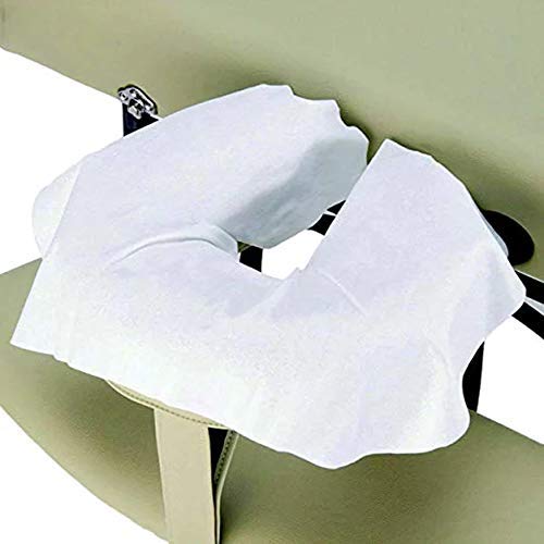 Disposable Headrest Covers Soft Face Cradle Covers Non-Sticking for Massage Tables & Chairs 50Grams (500CT)