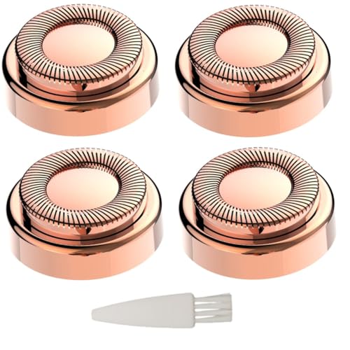 Replacement Heads For Finishing Touch Flawless Facial Hair Remover,Women Hair Removal Shaving Head First Generation (4PCS, GEN 1)