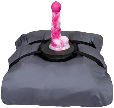 Solo Saddle - Suction Cup Dildo Mount – Strap on a Pillow or Towel, Sex Swing, Sex Chair, Dildo Holder, Dildo Machine, Platform Base for Adult Sex Toys (Black)