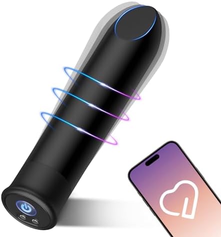 Bullet Vibrator with Angled Tip for Precision Clitoral Stimulation, Discreet Rechargeable Lipstick Vibe with 10 Vibration Modes Waterproof Nipple G-spot Stimulator Sex Toys for Women (Black)