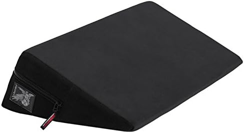 Liberator Wedge Intimate Sex Positioning Pillow, Black Microfiber, 24 inch.
