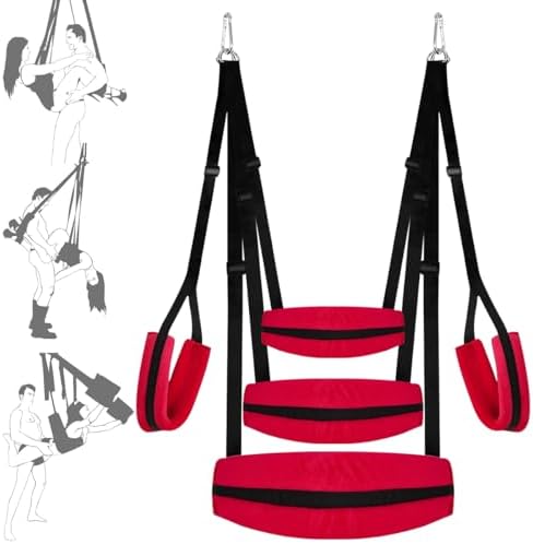 Sex Swing BDSM Door Sex Swing with Adjustable Straps Sex Slings for Adult Couples Adult Sex Toys with Widened Thick Comfortable Swing