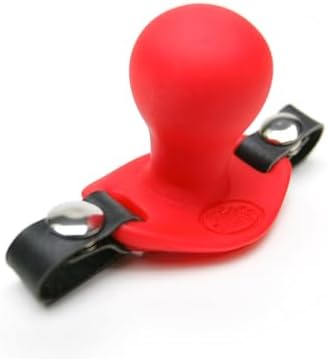 Tantus Sex/Adult Toys Beginner Ball Gag - 100% Ultra-Premium Firm Silicone Breathable Mouth Ball BDSM for Couples' Sex Play - Matte, Red