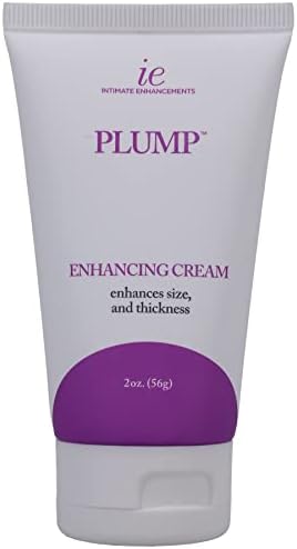 Doc Johnson Plump - Enhancing Cream For Men - Enhances Thickness and Size for Intense Pleasure - Odorless and Tasteless - Free of Glycerin - 2 Oz. (56g)