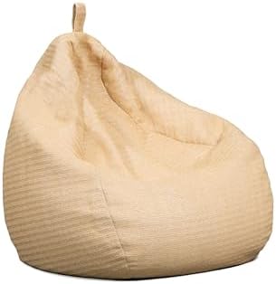 Big Joe Tuffet Weatherproof Bean Bag Chair, Natural Basket Weave, Breathable Weather Resistant Fabric, 2.5 feet Teardrop