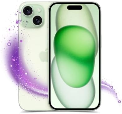 Apple iPhone 15, 128GB, Green - Unlocked (Renewed Premium)