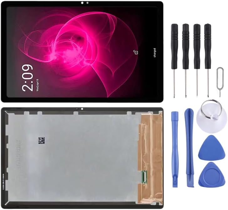 Mobile Phone Replacement Spare Parts for T-Mobile Revvl Tab 5G 10.36 inch LCD Screen with Digitizer Full Assembly (Black)