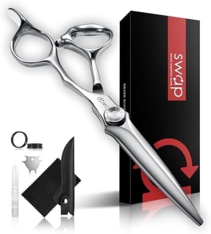 SWAP Professional Hair Cutting Scissors - SUS 440C & Cobalt Stainless Steel Barber Shears, 6 ” Profesional Cutting Shears for Hair Cutting, Fine Adjustment Tension, Premium Shears for Hair Cutting