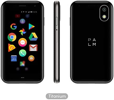 Palm Phone PVG100 (The Small Premium Unlocked Phone), 4G LTE, 32GB Memory, Titanium - Unlocked
