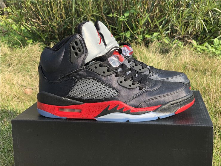 PK AIR JORDAN 5 RETRO SATIN BRED