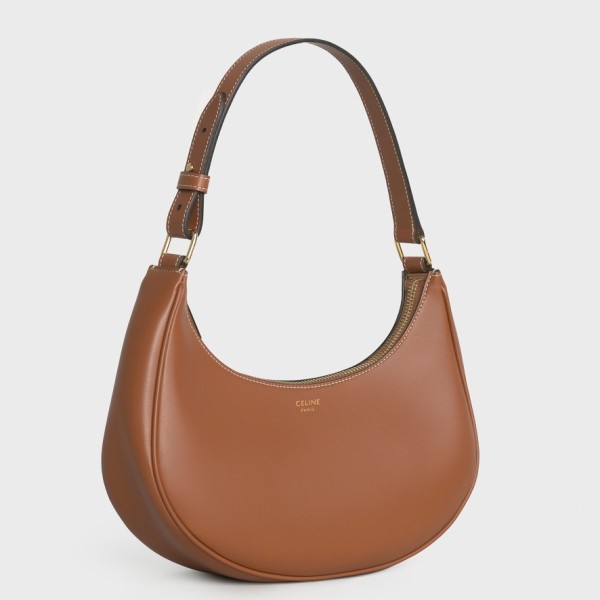 Celine Ava Bag In Brown Smooth Calfskin