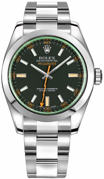 Rolex Milgauss Stainless Steel Men’s Watch 116400GV