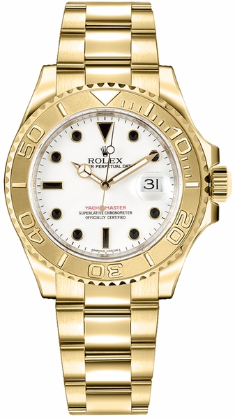 Rolex Yacht-Master 35 Men’s Gold Watch 168628